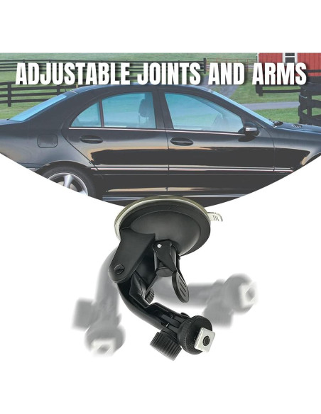 Soporte de Ventosa para Monitor de 7 Pulgadas Tookie Negro