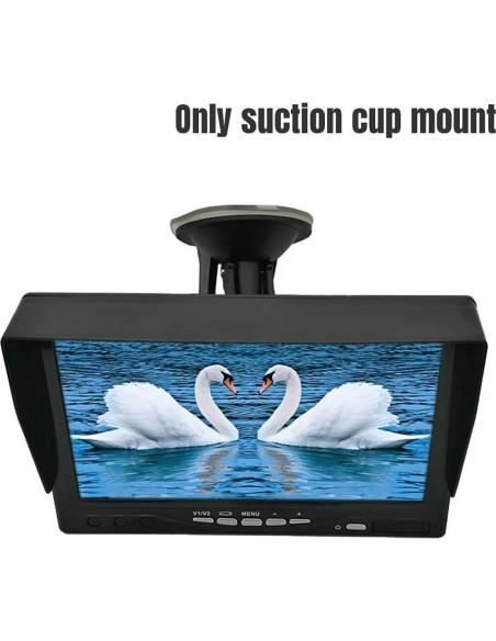 Soporte de Ventosa para Monitor de 7 Pulgadas Tookie Negro