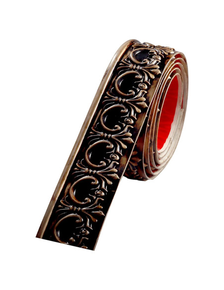 Moldura Autoadhesiva Flexible Leenevs 3m PVC Latón