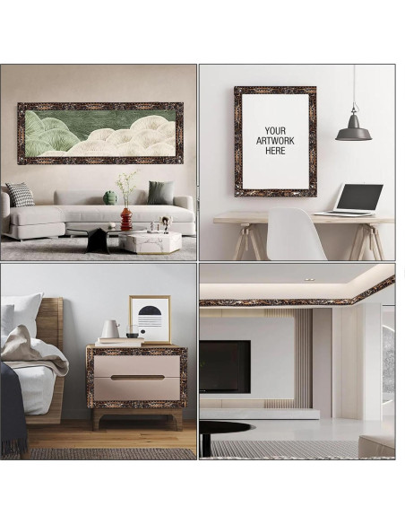 Moldura Autoadhesiva Flexible Leenevs 3m PVC Latón