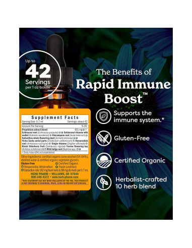 Tintura Inmunológica Herb Pharm 30 ml - Equinácea y Jengibre