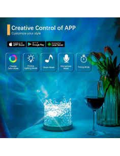 Proyector de Olas Uonnet FB0854 con Control Remoto y App 2