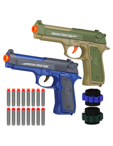 Set de 2 Pistolas de Juguete Blaster THINK WING con 20 Dardos