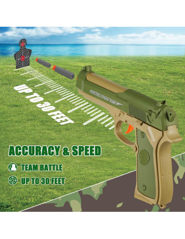 Set de 2 Pistolas de Juguete Blaster THINK WING con 20 Dardos