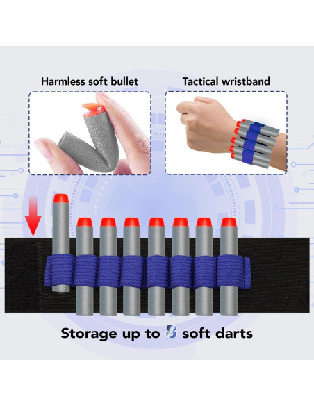 Set de 2 Pistolas de Juguete Blaster THINK WING con 20 Dardos