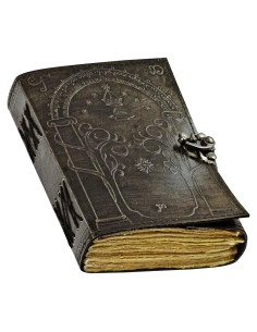 Diario de Cuero Hobbit Foja Handicraft 17.7x13.1 cm Carbón