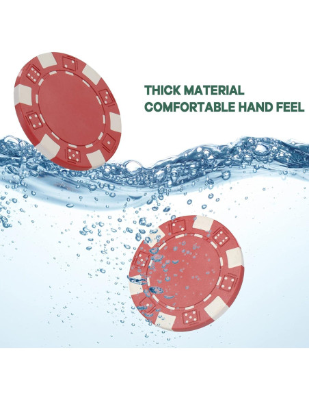 Set de Fichas de Póker LUOBAO 100 Piezas 11.5g para Juegos