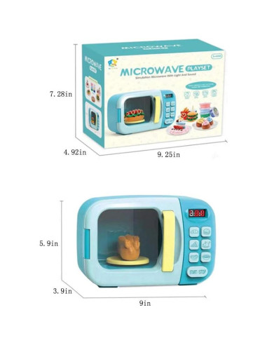 Juego de Cocina de Juguete Microondas Shenzhenshimeinaier 6 Colores