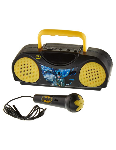 Máquina de Karaoke para Niños Sakar Batman con Radio FM