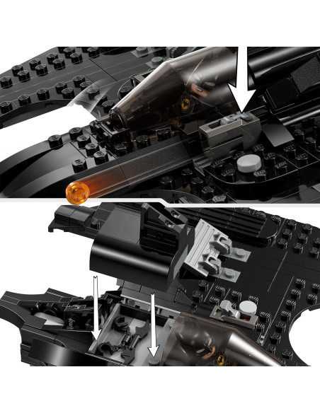 LEGO 76265 Batwing DC Batman vs Joker, Juguete 50x61 cm