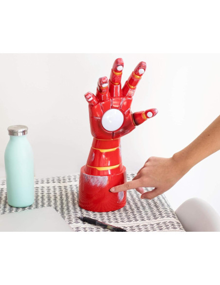 Lámpara de Escritorio LED Guantelete Iron Man Marvel 35.56cm