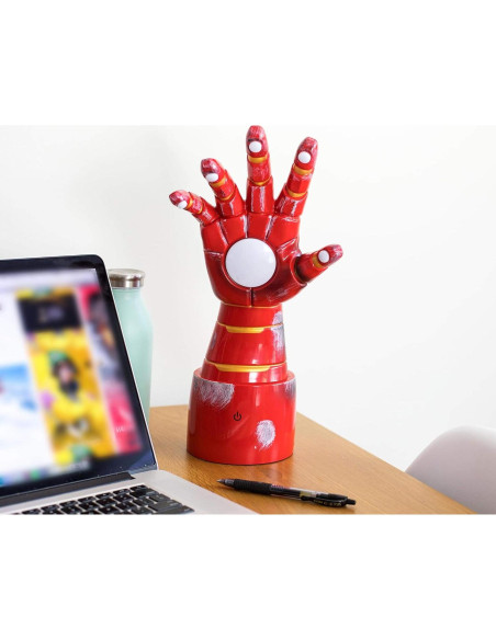 Lámpara de Escritorio LED Guantelete Iron Man Marvel 35.56cm