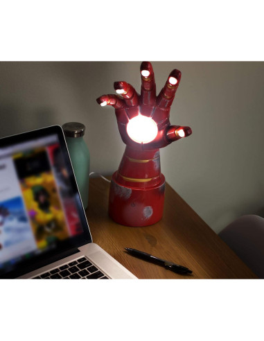 Lámpara de Escritorio LED Guantelete Iron Man Marvel 35.56cm