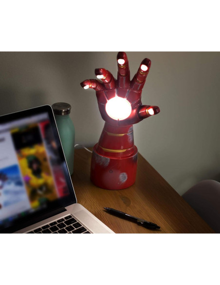 Lámpara de Escritorio LED Guantelete Iron Man Marvel 35.56cm