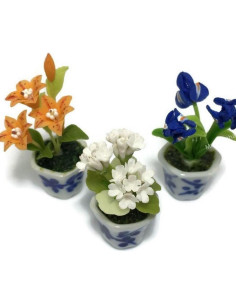 Conjunto de 3 Miniaturas de Flor Orquídea Mr_air_thai 2