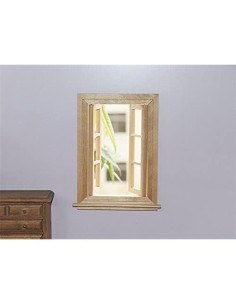 Ventana Doble Puerta Miniatura Cutemini 10.2x13.4 cm Madera 2