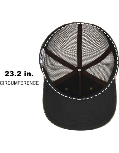 Gorra Trucker Camuflaje Superman Bordado Ajustable