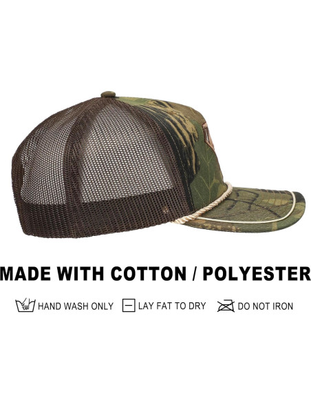 Gorra Trucker Camuflaje Superman Bordado Ajustable