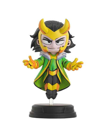 Estatua de Loki Marvel Diamond Select 10.16 cm con Certificado
