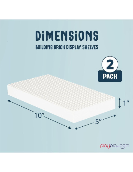 Estante de Exhibición de Madera Play Platoon 25.4x12.7 cm - 2 Unidades