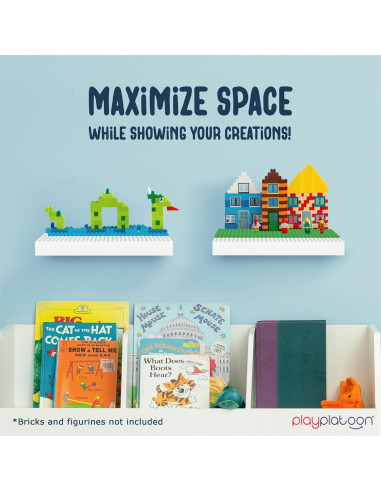 Estante de Exhibición de Madera Play Platoon 25.4x12.7 cm - 2 Unidades
