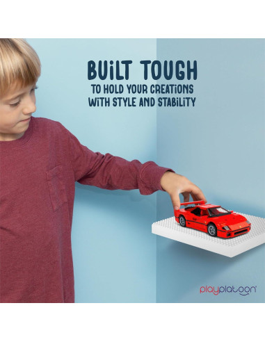 Estante de Exhibición de Madera Play Platoon 25.4x12.7 cm - 2 Unidades