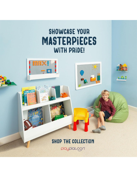 Estante de Exhibición de Madera Play Platoon 25.4x12.7 cm - 2 Unidades