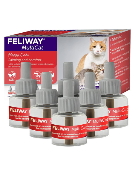 FELIWAY MultiCat 6 Recargas de Feromonas 48ml para Gatos