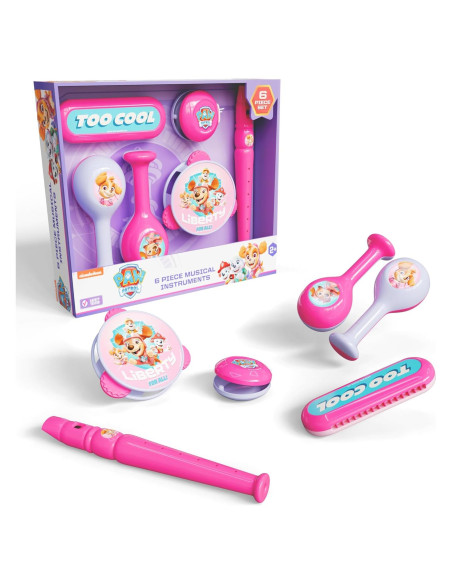 Conjunto Musical Lollipop - Flauta, Maracas, Armónica y Pandereta para Niños 24 meses+