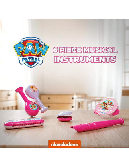 Conjunto Musical Lollipop - Flauta, Maracas, Armónica y Pandereta para Niños 24 meses+