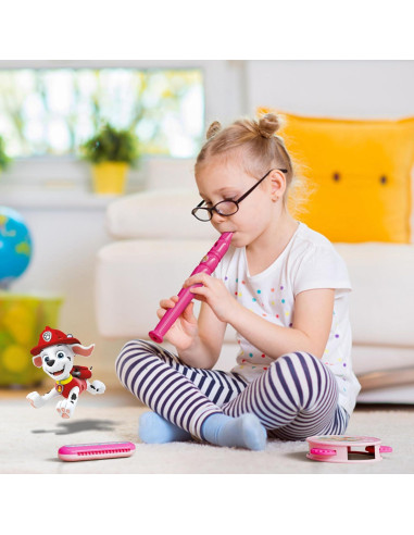 Conjunto Musical Lollipop - Flauta, Maracas, Armónica y Pandereta para Niños 24 meses+