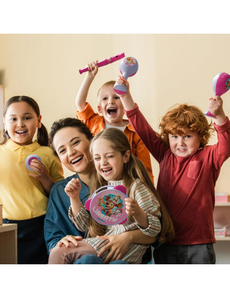 Conjunto Musical Lollipop - Flauta, Maracas, Armónica y Pandereta para Niños 24 meses+