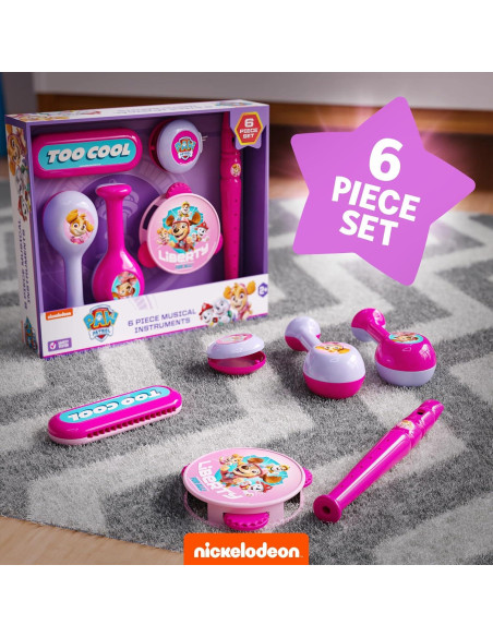 Conjunto Musical Lollipop - Flauta, Maracas, Armónica y Pandereta para Niños 24 meses+