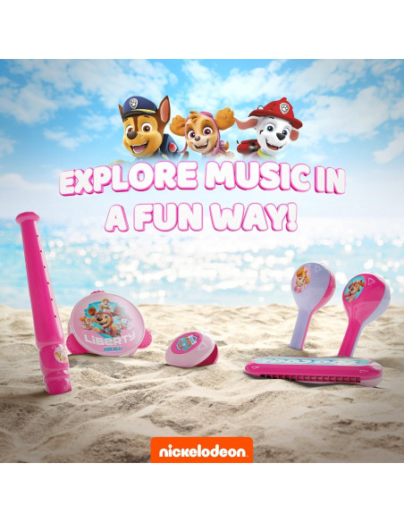 Conjunto Musical Lollipop - Flauta, Maracas, Armónica y Pandereta para Niños 24 meses+