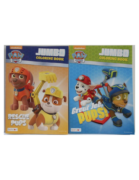 Libros para Colorear Bendon Paw Patrol - Paquete de 2