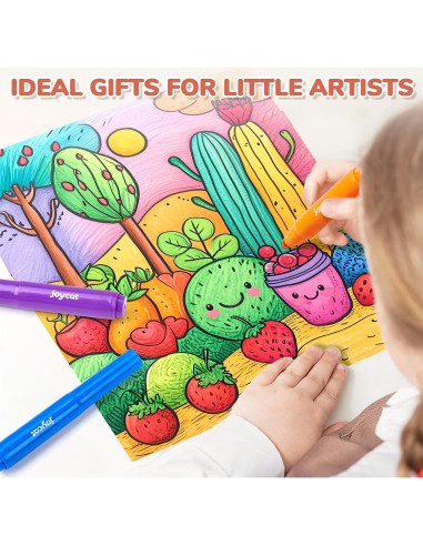 Marcadores Lavables Aromatizados JoyCat 24 Colores para Niños