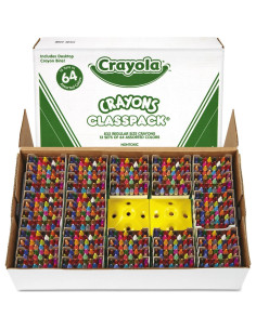 Set de Crayones de Cera Crayola 64 Colores Claspack 2