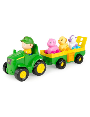 Tractor Musical John Deere con Sonidos de Animales - Juguete para Niños 18 meses