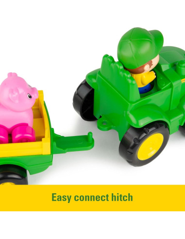 Tractor Musical John Deere con Sonidos de Animales - Juguete para Niños 18 meses