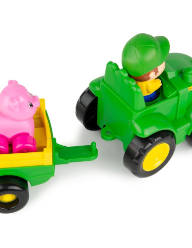 Tractor Musical John Deere con Sonidos de Animales - Juguete para Niños 18 meses