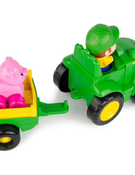 Tractor Musical John Deere con Sonidos de Animales - Juguete para Niños 18 meses