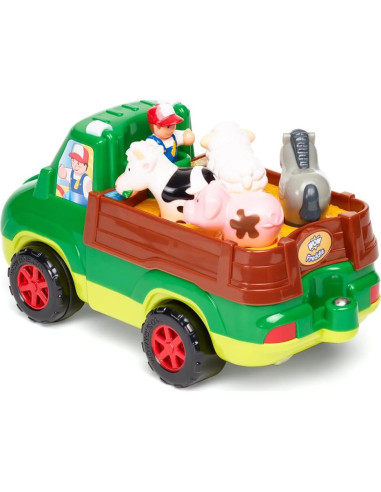 Camión de Granja Motorizado Wow Toys Freddie - 6 Piezas