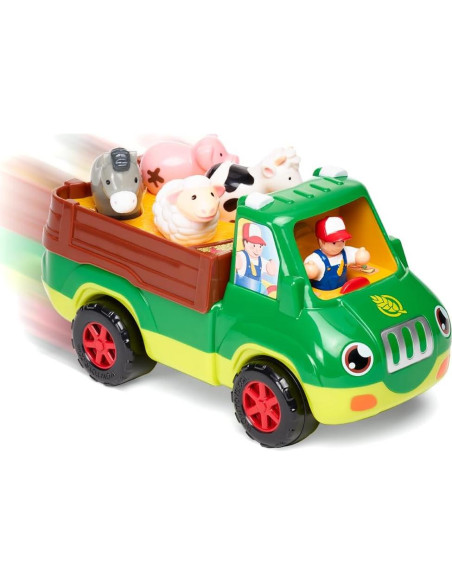 Camión de Granja Motorizado Wow Toys Freddie - 6 Piezas