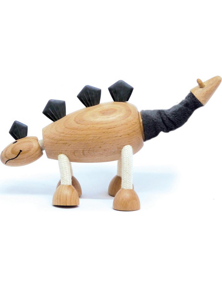 Set de Juguetes de Madera Anamalz Dinosaurios 6 Figuras