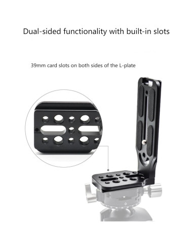 Placa L Universal de Liberación Rápida DIVJINGHAO para DSLR y Sin Espejo