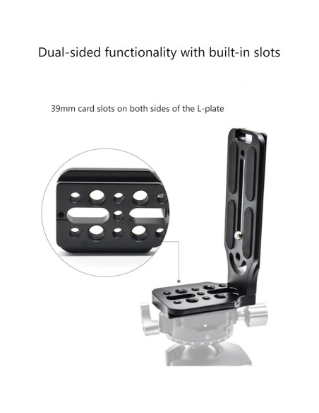 Placa L Universal de Liberación Rápida DIVJINGHAO para DSLR y Sin Espejo