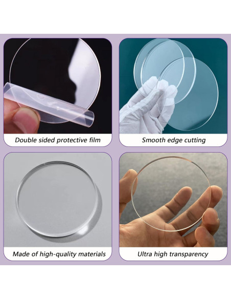 Set de 150 Llaveros Acrílicos en Blanco Myzzxt - Tamaños Mixtos