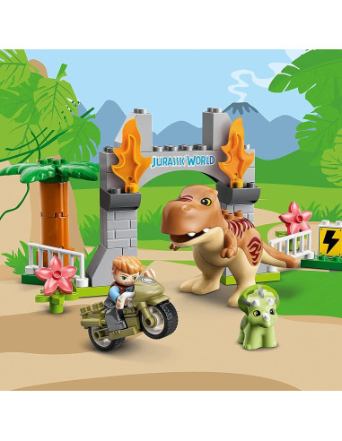 LEGO DUPLO Mundo Jurásico T. rex y Triceratops 10939 - 36 Piezas