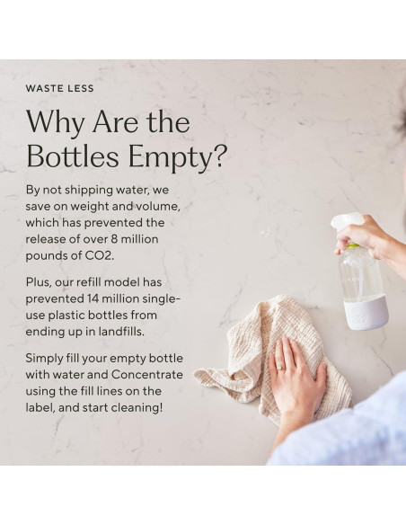 Kit de Limpieza Premium Branch Basics Vidrio 5 Botellas + Concentrado