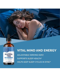 Vimergy Melatonina Líquida 5 mg - Suplemento Natural para Dormir 115 mL 2